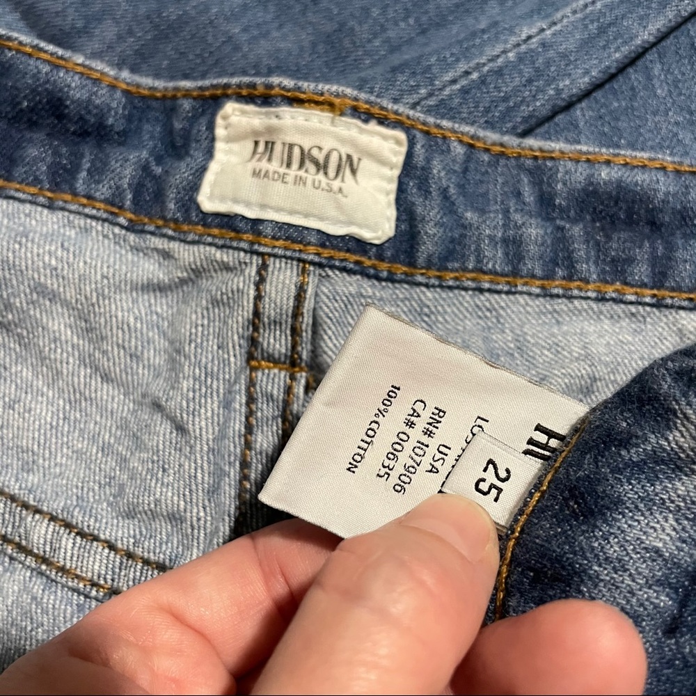 Hudson Leigh Boyfriend Distressed Jeans 25 0 - Picture 10 of 11